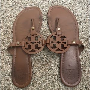 Tory Burch size 10 vintage vachetta Miller sandals